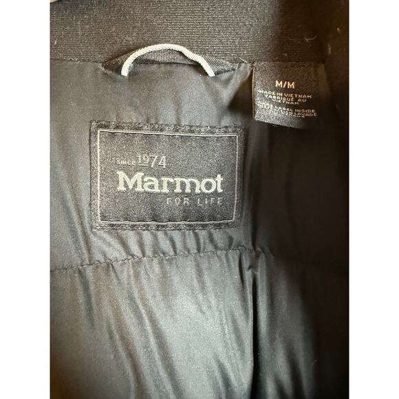 Marmot Mens G73550 600 Fill Down Gray Puffer Jacket - Size Medium - Picture 5 of 10